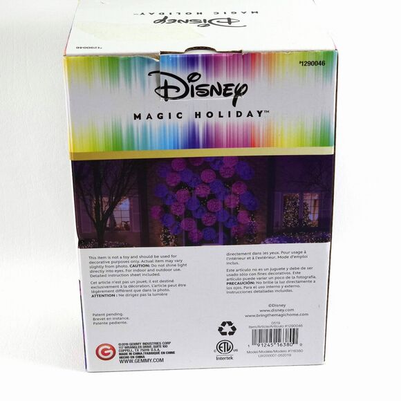 Disney Magic Holiday Princess Motion Mosaic Projection‎ Reflector LED Spotlight - Picture 12 of 12